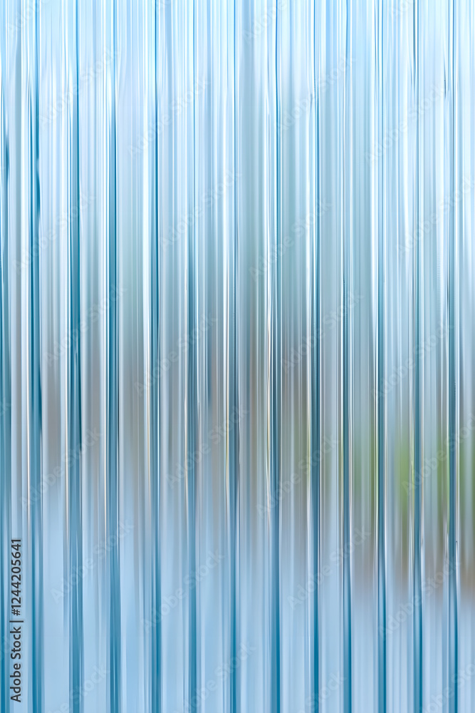Obraz premium Abstract background with reeded ribbed glass effect texture 