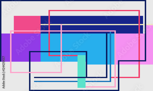 vector illustration of a modern building