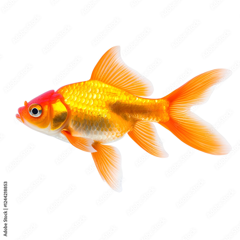 Goldfish isolated on white background Goldfish isolated on white background