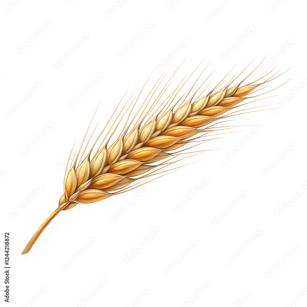 Wheat isolated on a transparent background Wheat isolated on a transparent background