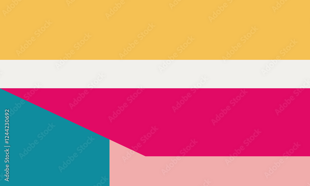 Fototapeta premium set of colorful paper banners