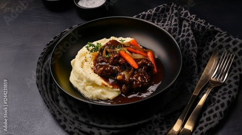 Beef Stew with Creamy Mashed Potatoes: A Culinary Delight