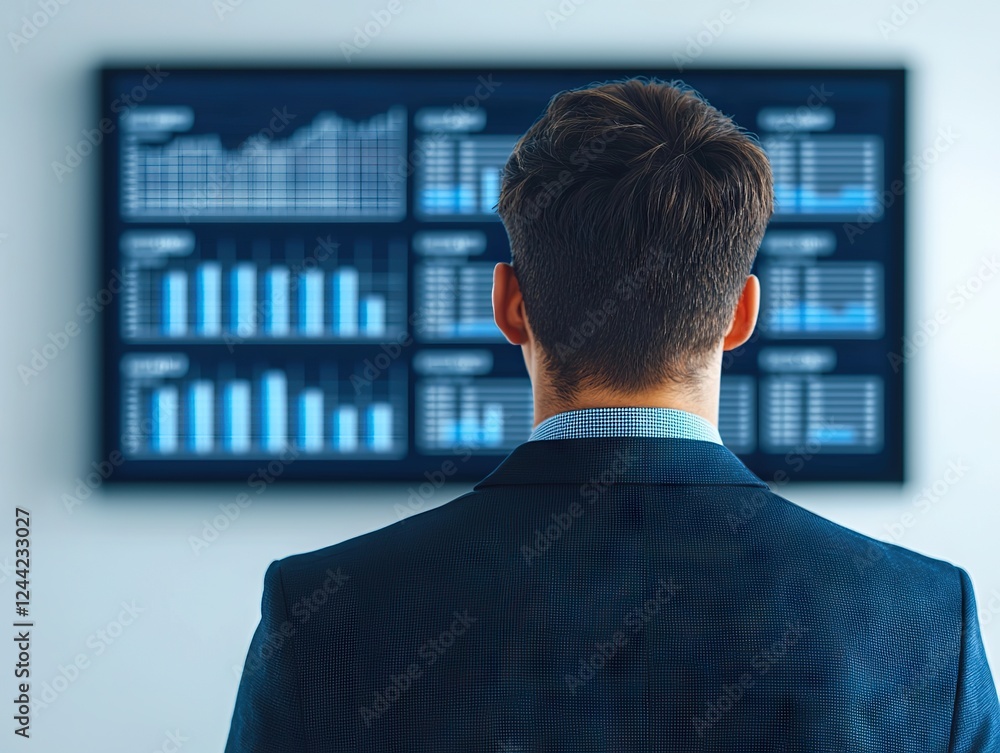 Analyzing business data trends office environment informative visuals professional perspective analytics insights Analyzing business data trends office environment informative visuals professional perspective analytics insights