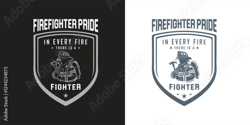Firefighter Pride, Firefighter T-shirt design bundle. SVG design. Celebrate the fearless fireman with this firefighter t-shirt design, ideal for fire department supporters.