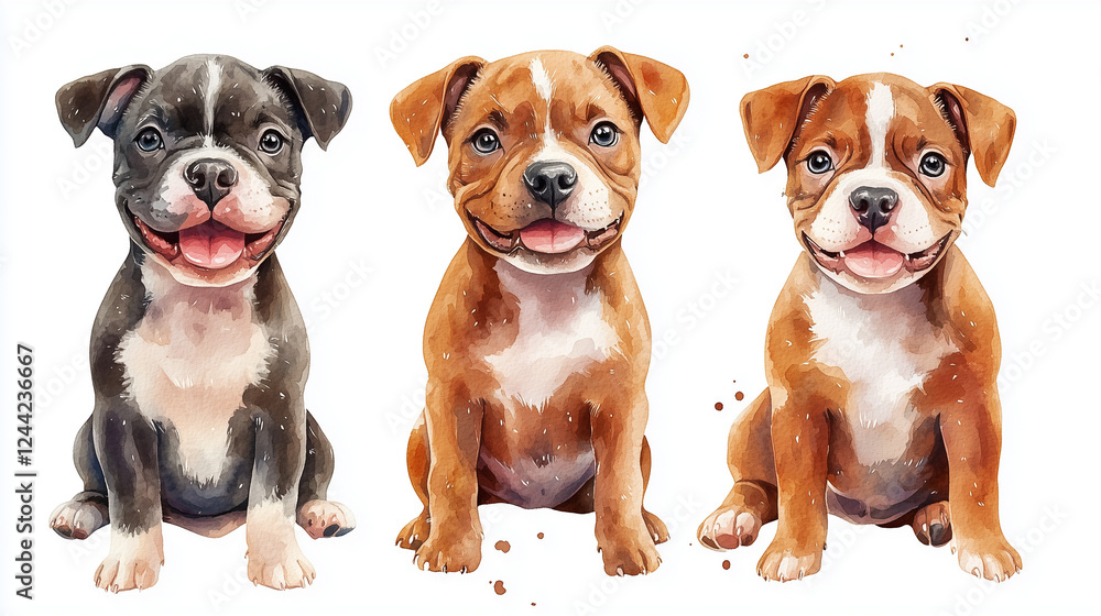 Fototapeta premium Staffordshire Bull Terrier