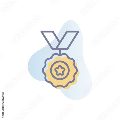 Medal vector icon