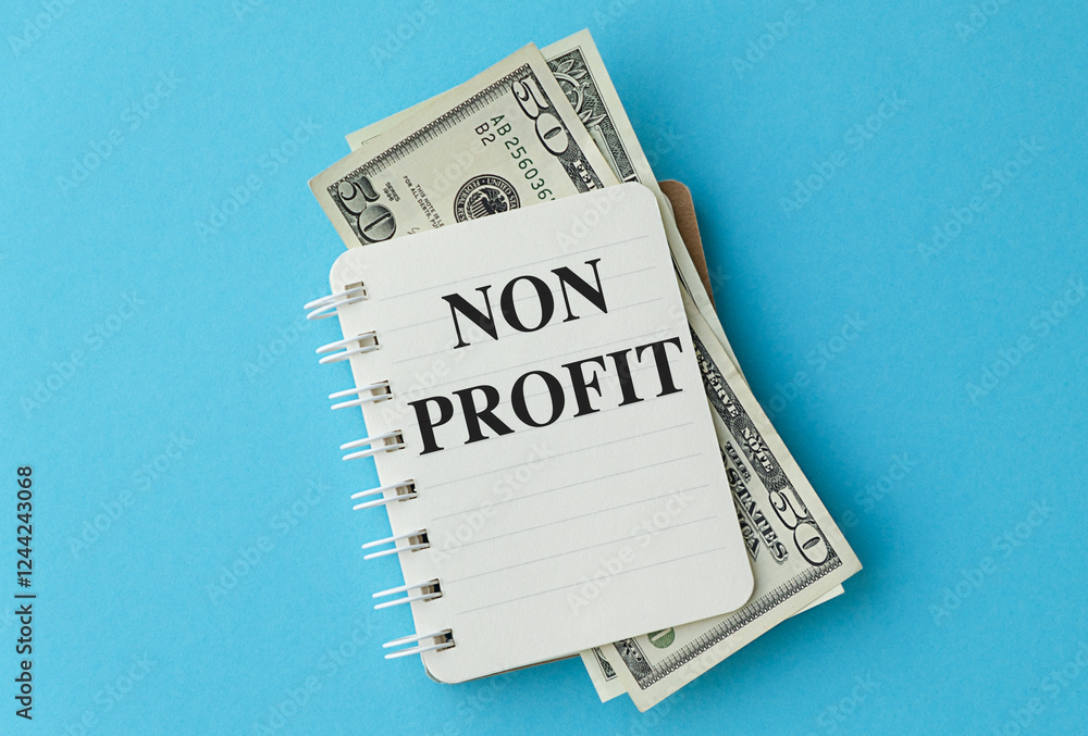 Non Profit organization is shown using the text. Business and accounting concept. Non Profit organization is shown using the text. Business and accounting concept.