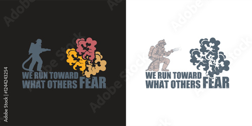 Firefighter Pride, Firefighter T-shirt design bundle. SVG design. Show appreciation for first responders with this fire rescue t-shirt, a tribute to those who risk their lives.