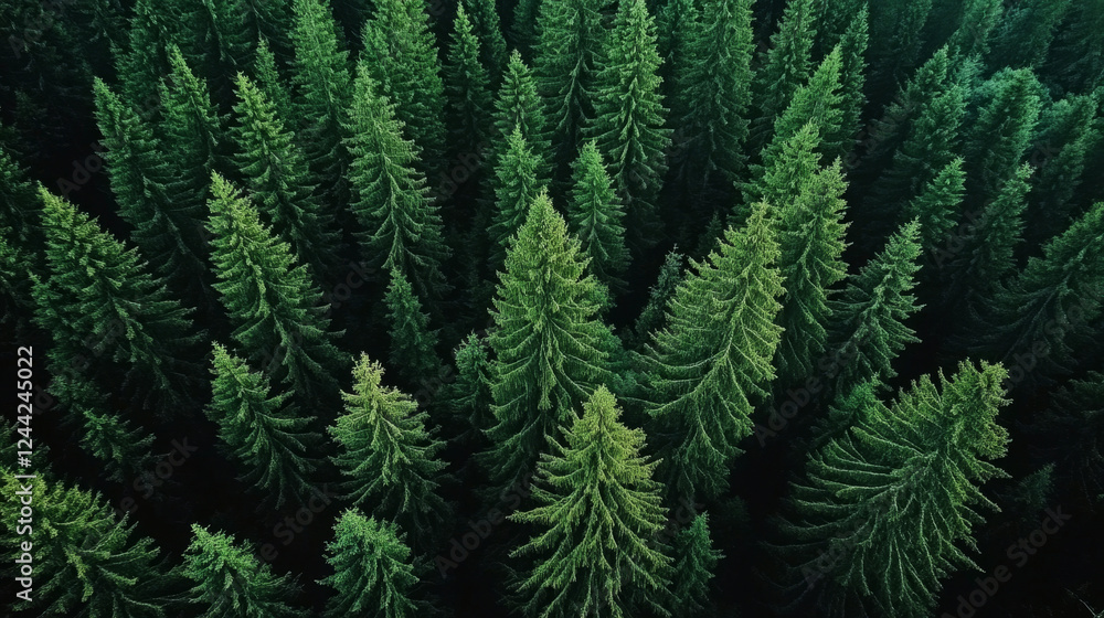 Vibrant green tree canopy aerial view showcasing a thick forest promoting carbon capture Vibrant green tree canopy aerial view showcasing a thick forest promoting carbon capture