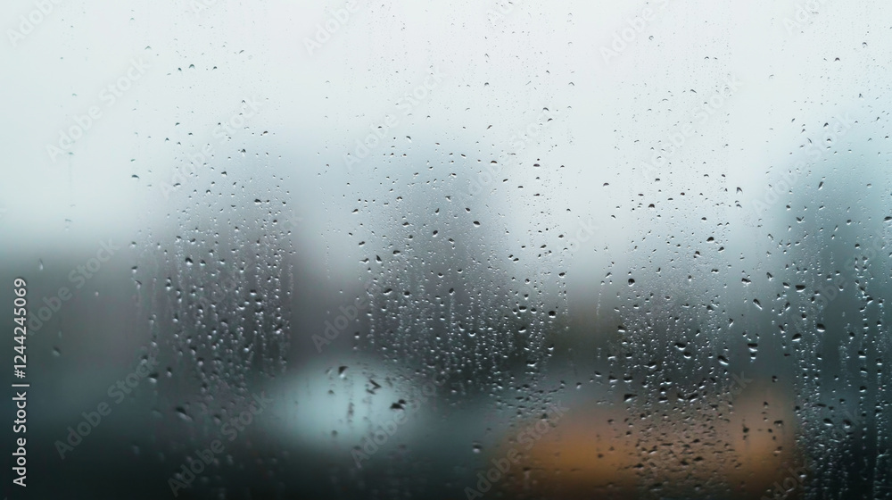 Elegant abstract texture of foggy glass panel creates a moody atmosphere with subtle imperfections Elegant abstract texture of foggy glass panel creates a moody atmosphere with subtle imperfections