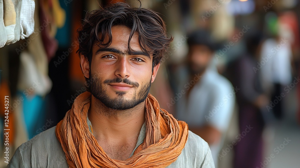 Obraz premium Indo Pak high school dropout from a small village struggling to find work while his peers who finished school have better jobs