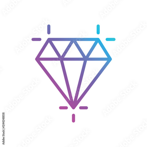 Diamond vector icon