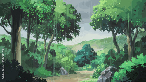 Rain in the Forest