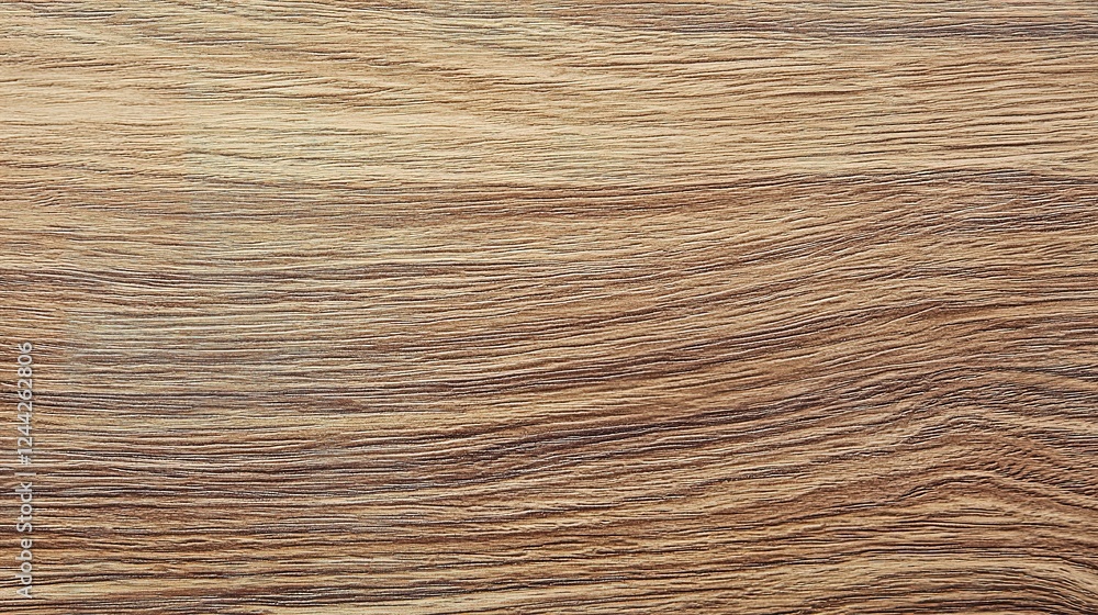 Naklejka premium Close up of natural wood texture with rich grain patterns and warm brown tones. Perfect for backgrounds, flooring and interior decoration concepts.