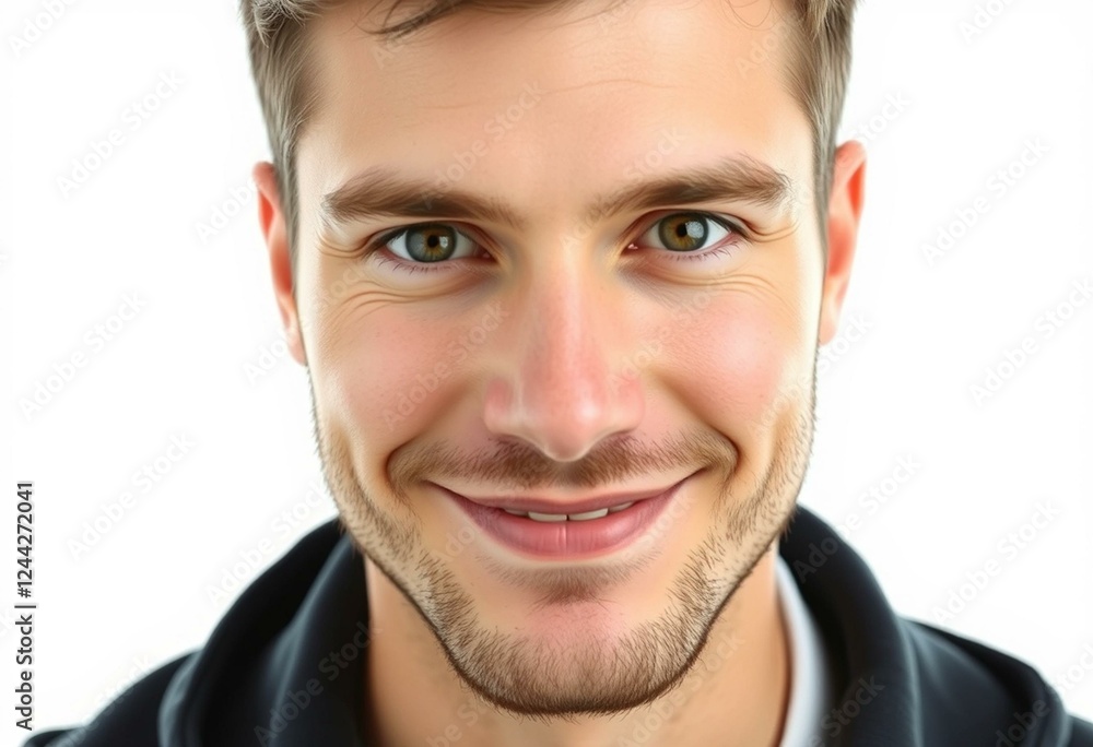 Fototapeta premium Male portrait with neutral expression