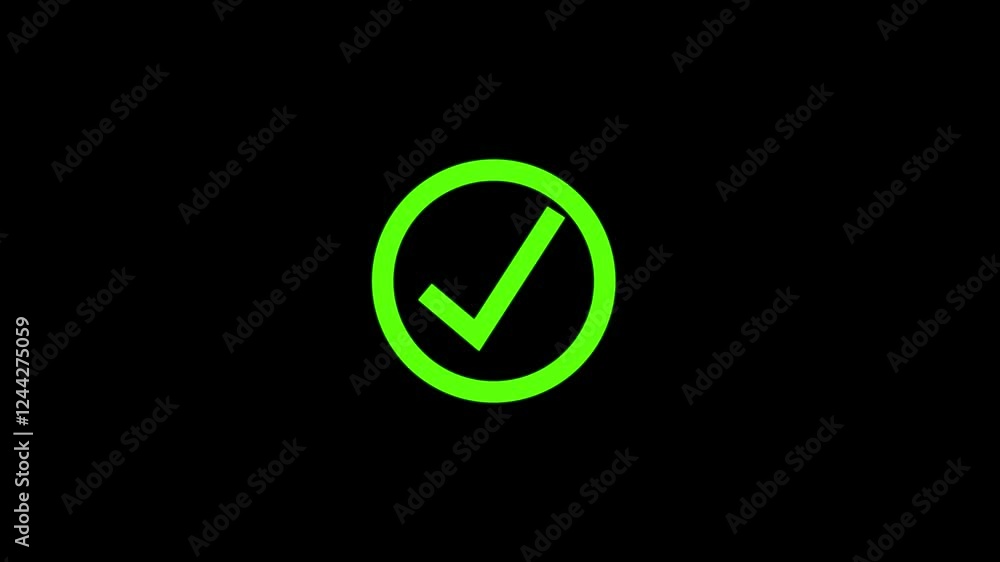 Check mark icon, Approvement Icon Animation,confirmation, agreement, or validation. Check mark icon, Approvement Icon Animation,confirmation, agreement, or validation.
