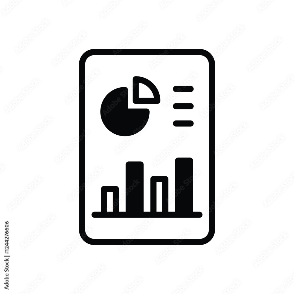Business Report vector icon Business Report vector icon