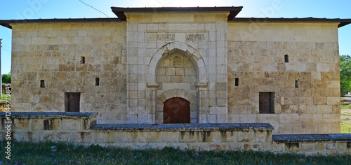 Korkuteli Town in Antalya, Turkey is an Ottoman town. There is a historical Mosque, Madrasa and Bath here. photo