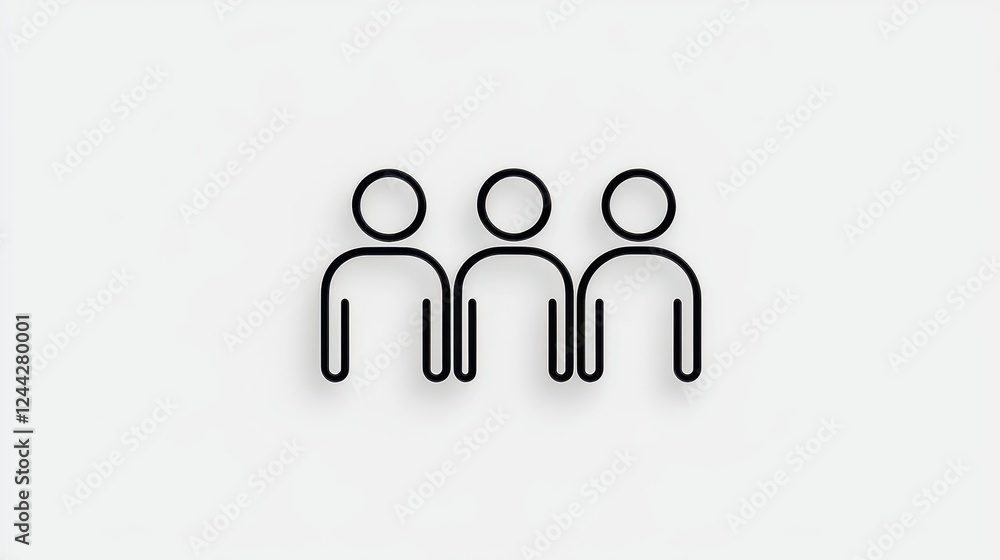 Minimal Outline Family Icons for Clean Aesthetic UX Design Minimal Outline Family Icons for Clean Aesthetic UX Design