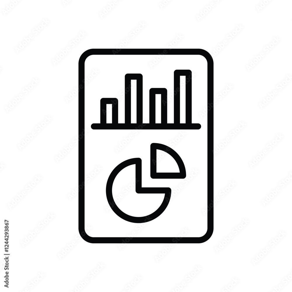 Business Report vector icon