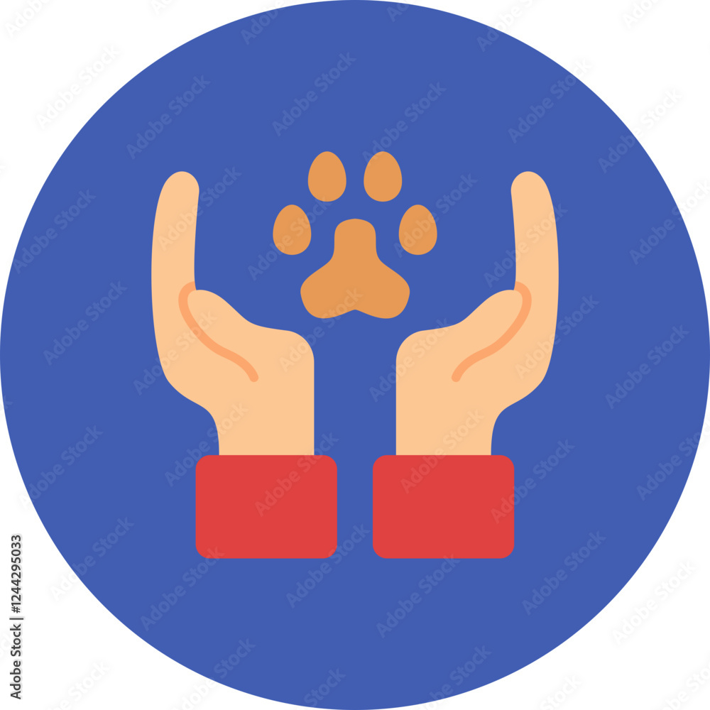 Fototapeta premium Animal Care Icon