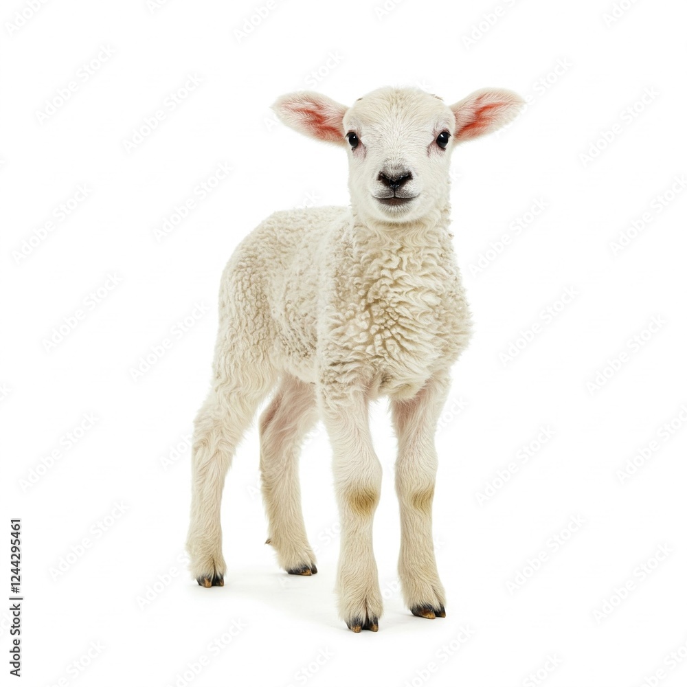 Fototapeta premium lamb isolated on white