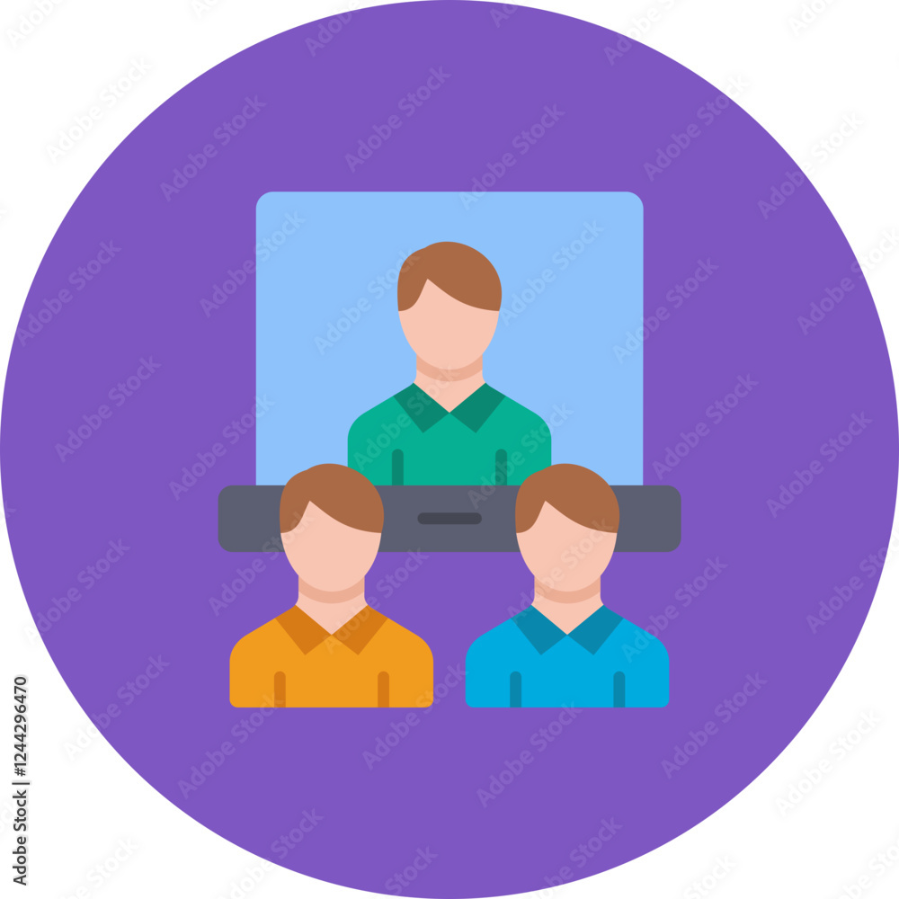Video Conference Icon Video Conference Icon