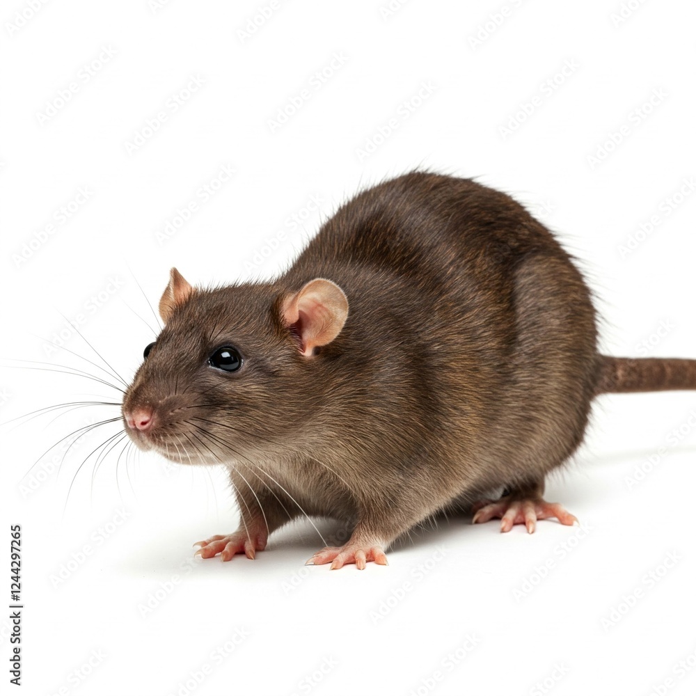 Rat Isolated on White Background – Close-Up Photo
Rat Isolated on White Background – Close-Up Photo