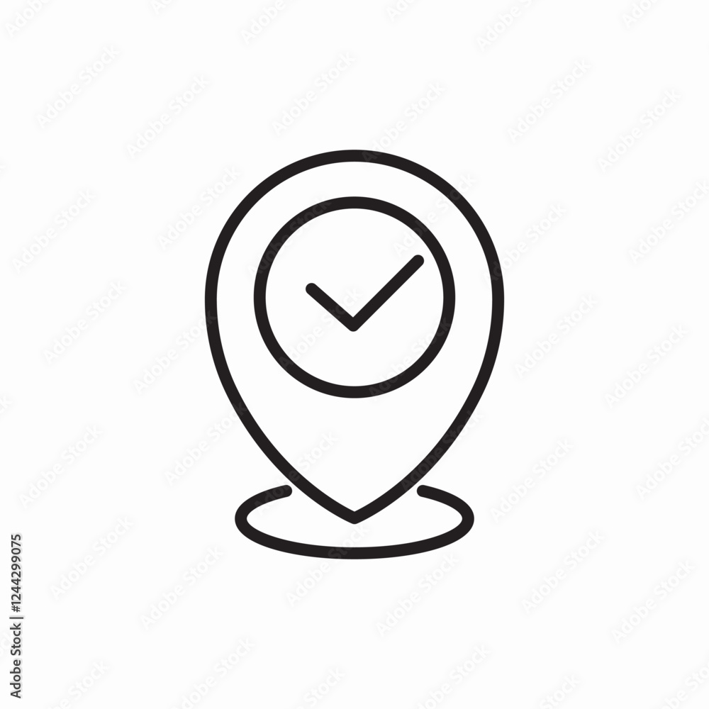 restaurant location pin icon vector sign restaurant location pin icon vector sign