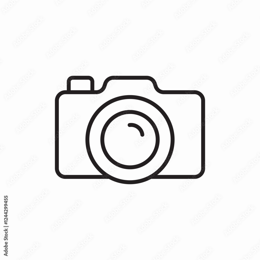photo camera icon vector sign photo camera icon vector sign