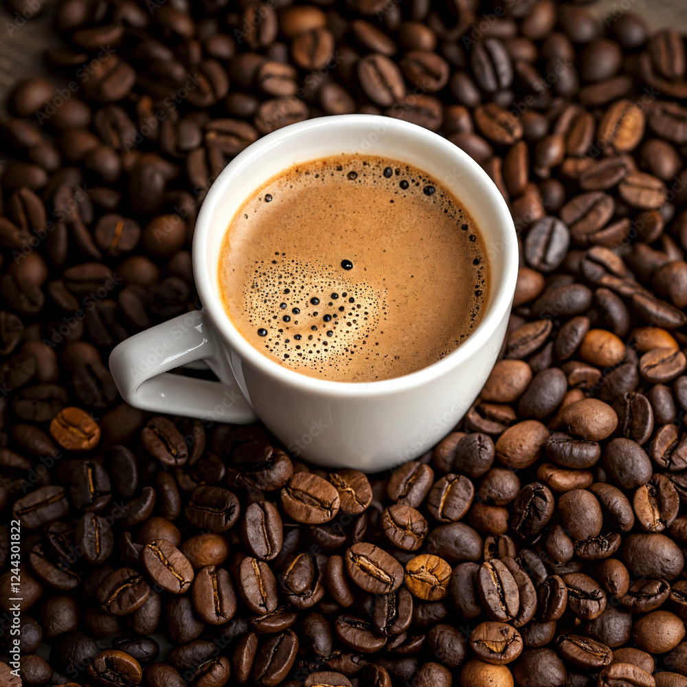AI-generated image -artwork. Not a real depiction. Coffee Cup. AI-generated image -artwork. Not a real depiction. Coffee Cup.