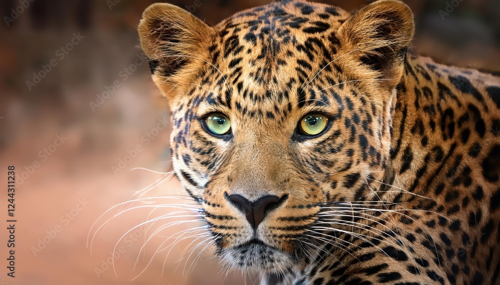 Striking Leopards Intense Gaze Captured in a Closeup Moment of Wilderness, Showcasing Rich Textures and Vivid Eyes, Perfect for Digital Art, Home Decor, or Inspiring Design. Striking Leopards Intense Gaze Captured in a Closeup Moment of Wilderness, Showcasing Rich Textures and Vivid Eyes, Perfect for Digital Art, Home Decor, or Inspiring Design.