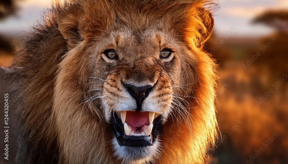 Majestic Roaring Lion A Fierce Display of Sharp Teeth and Regal Mane in the Prides Dominion An Exquisite Portrayal of the King of Beasts Majestic Roaring Lion A Fierce Display of Sharp Teeth and Regal Mane in the Prides Dominion An Exquisite Portrayal of the King of Beasts