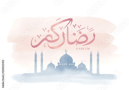 Ramadan Kareem Social Media Banner Elegant Ramadan Event Vector Art Illustration