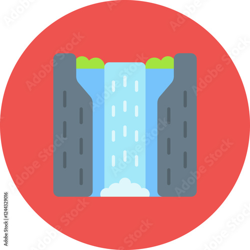 Waterfall Icon