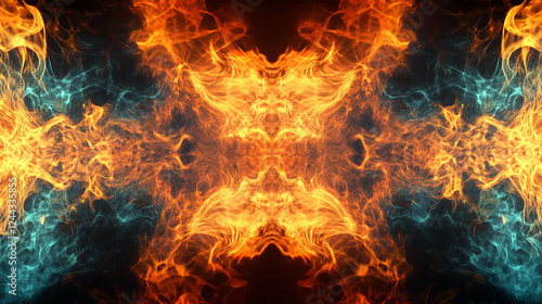 Unstable multidimensional flames flickering between