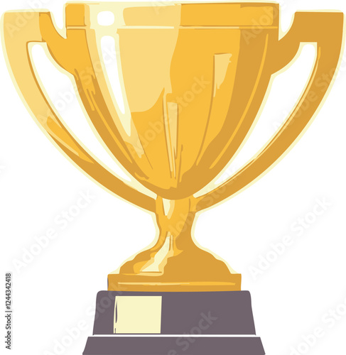 illustration of a gold cup trophy	
