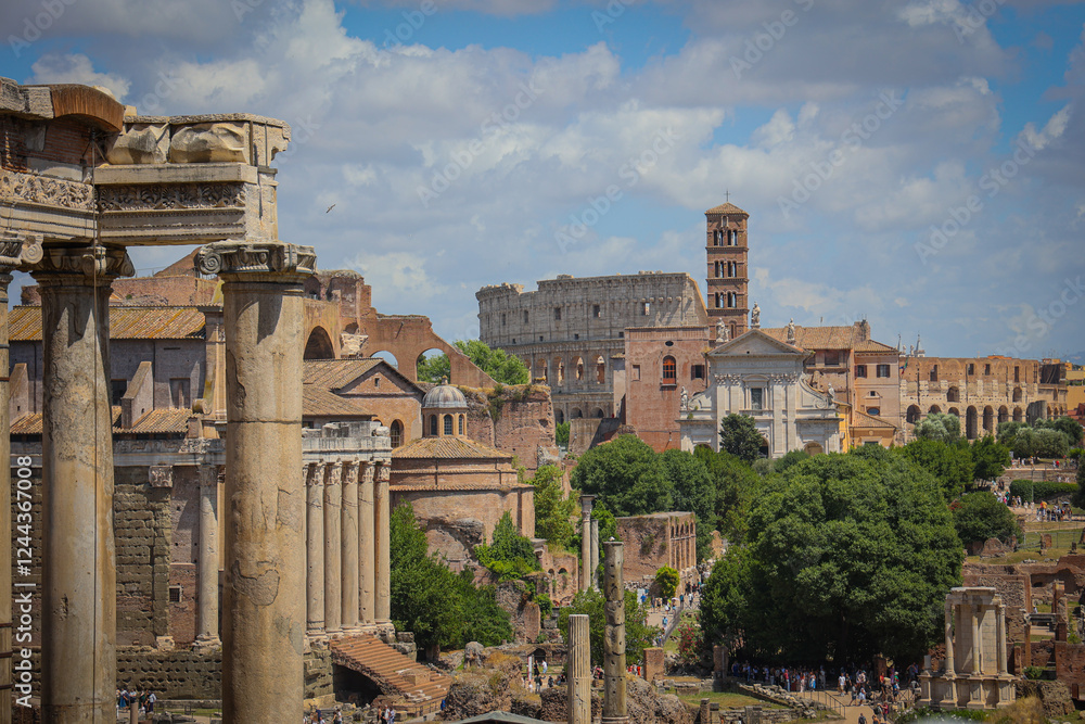 Fototapeta premium Italy Vacation Florence Rome Cinque Terre