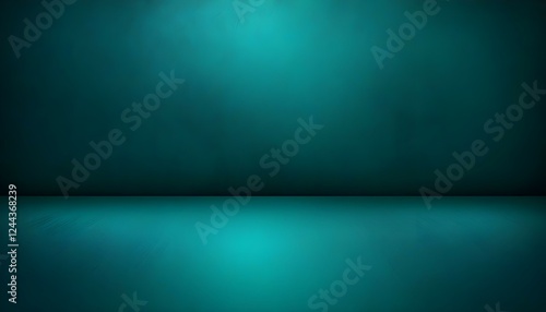Un fondo texturizado que presenta un color verde azulado intenso con degradados sutiles y reflejos de luz, creando una apariencia suave y elegante