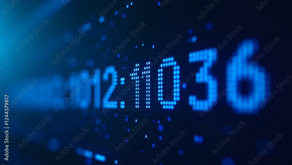 blue digital binary data on computer screen, technology Background blue digital binary data on computer screen, technology Background