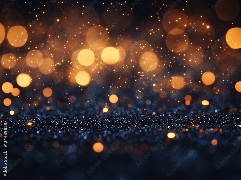 Naklejka premium christmas lights background