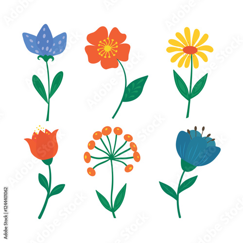 Wallpaper Mural A vector set of colors highlighted on a background Torontodigital.ca