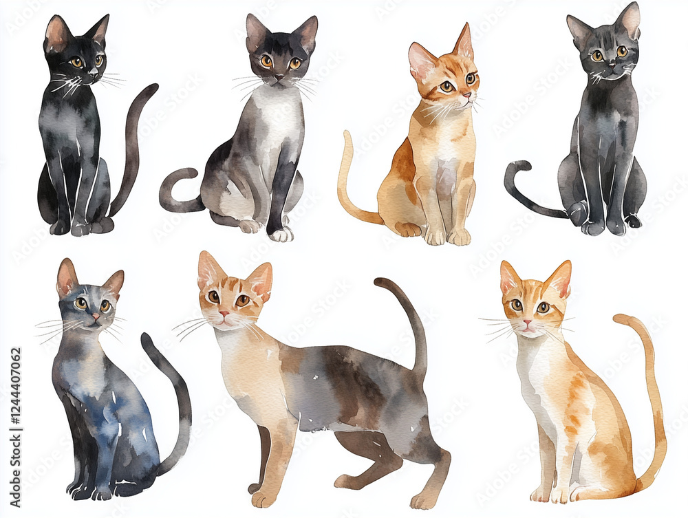 Fototapeta premium Oriental Shorthair