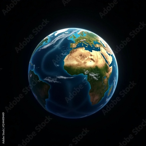 Earth science isolated on transparent background