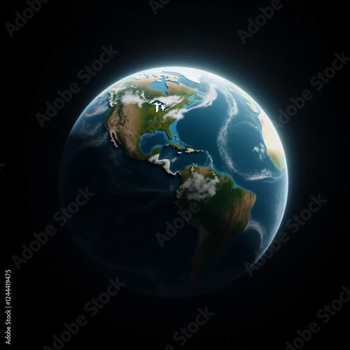 Earth science isolated on transparent background