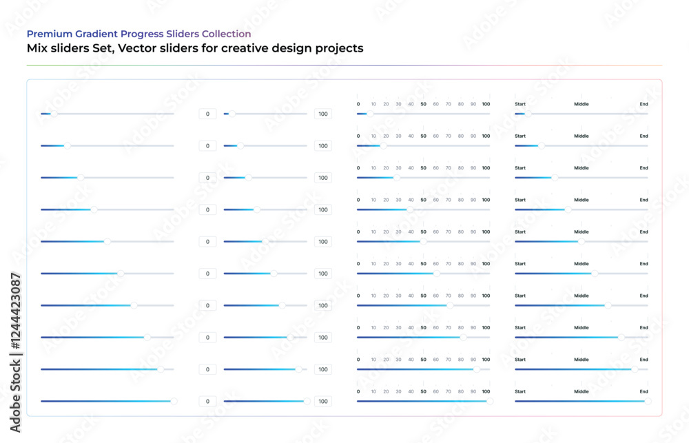 Mix Sliders for Web and UI Design, interactive Progress & UI Elements Mix Sliders for Web and UI Design, interactive Progress & UI Elements