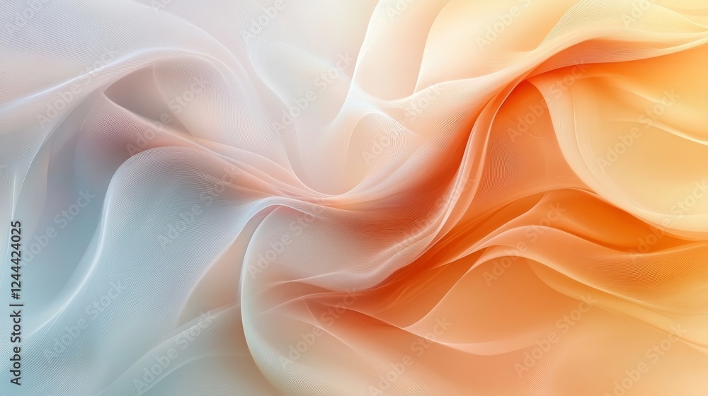 Obraz premium A minimalist abstract digital background with soft light reflections, smooth gradients, and subtle textures, offering a sleek and modern aesthetic.