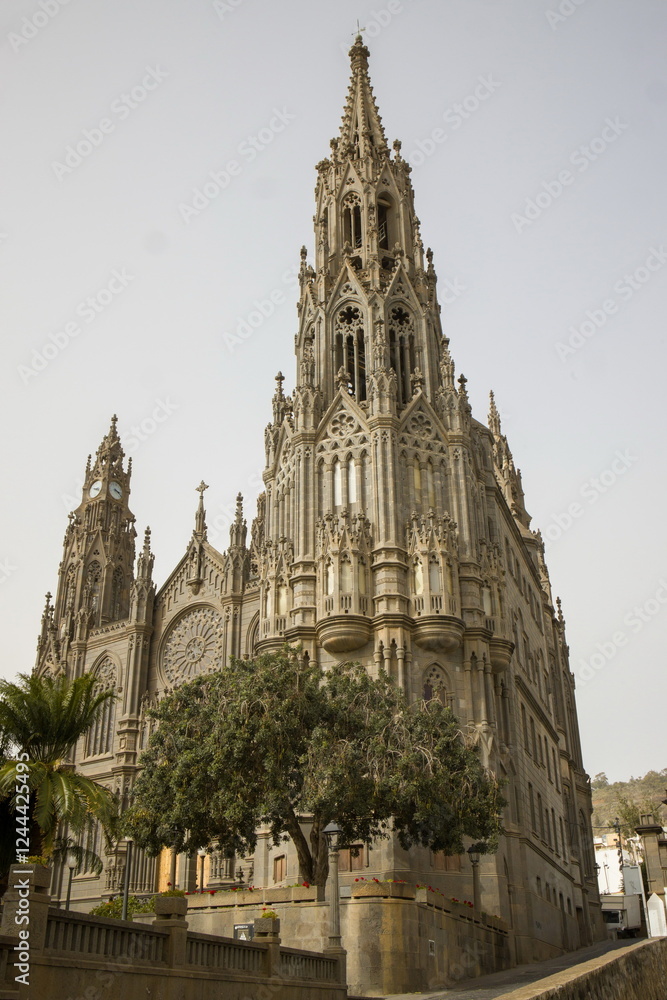 Church of San Juan Bautista, Cathedral of Arucas in Gran Canaria.