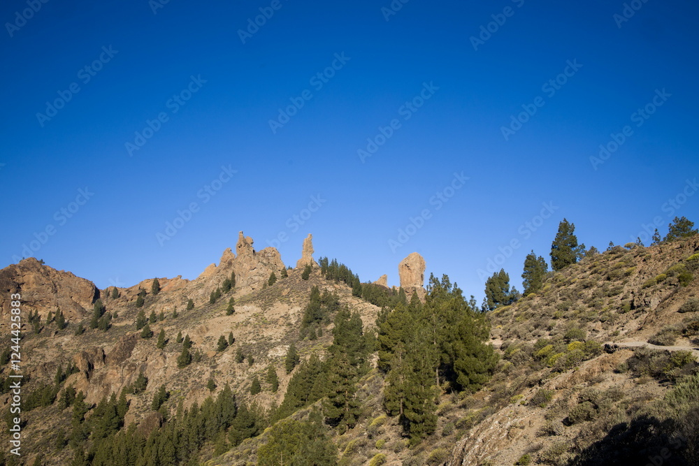 Roque Nublo, an iconic rock formation in Gran Canaria.