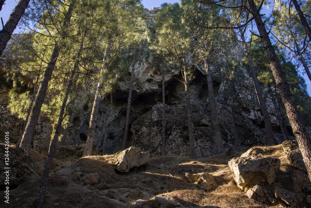 Roque Nublo, an iconic rock formation in Gran Canaria.